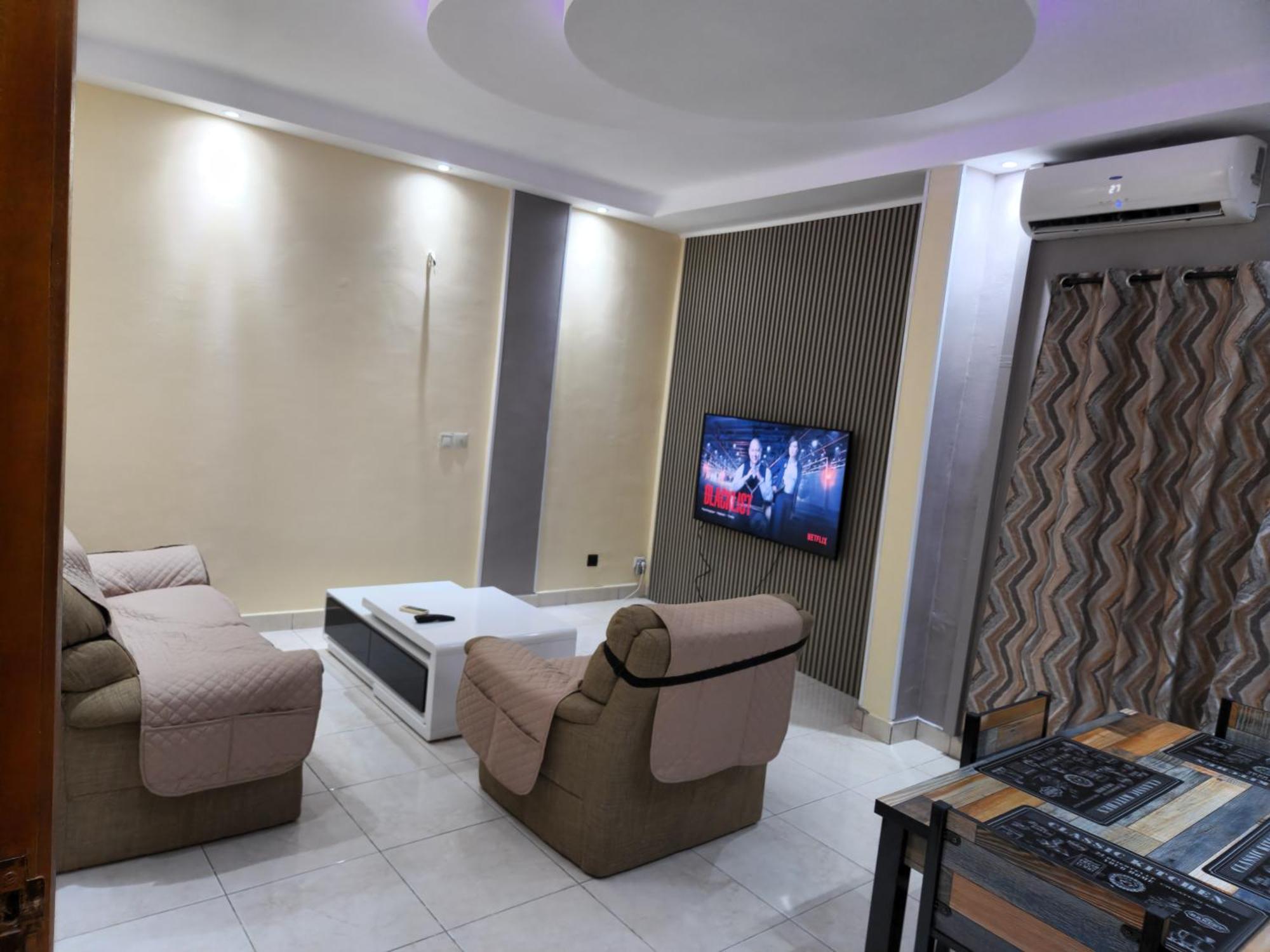 Appartement Meuble 1Ch 2E Ch Dispo Avec Un Supplement E1D à Douala Extérieur photo